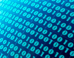 Stock photo of abstract binary numbers