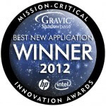 Mission Critical Innovation Awards Logo: Best New Application Winner 2012