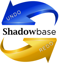 Shadowbase undo and redo logo