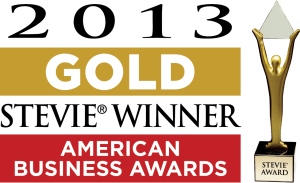 2013 Gold Stevie Winner American Business Award Logo