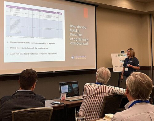 Karen Ramirez, Director of HPE NonStop North America Sales, presents at N2TUG.