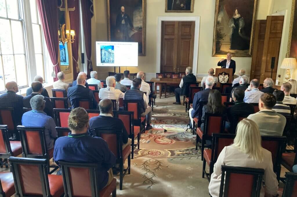 Neil Davis (HPE GM NonStop, EMEA and LATAM) presenting on "State of the Nation" at the BITUG BIG SIG 2024