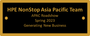 HPE NonStop Asia Pacific Team Wins HPE Shadowbase Hall of Fame Award 2023